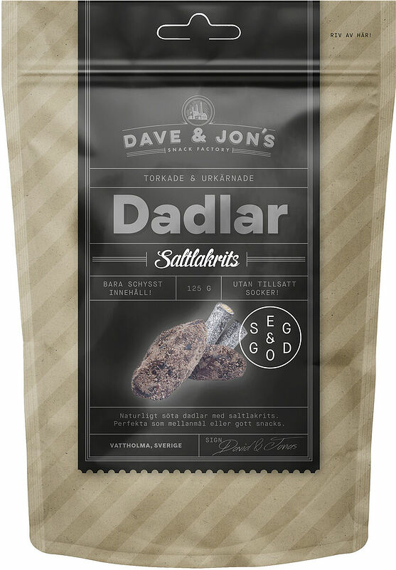 Dadlar Saltlakrits Dave & Jon´s - bild 1