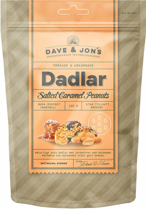 Dadlar Salted Caramel Peanuts Dave & Jon´s - bild 1