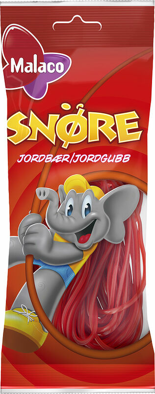 Snöre Jordgubb Malaco - bild 1