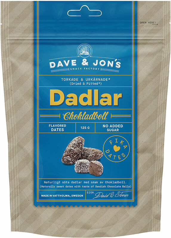 Dadlar Chokladboll Dave & Jon´s - bild 1