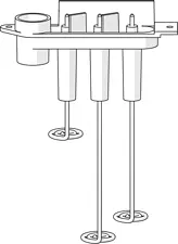 Electrode set Spiral BHW-series Bonamat