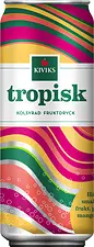 Tropisk fruktdryck kolsyrad burk Kiviks Musteri