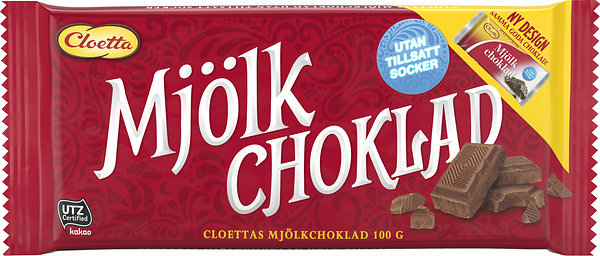 Mjölkchoklad UTS Cloetta - bild 1