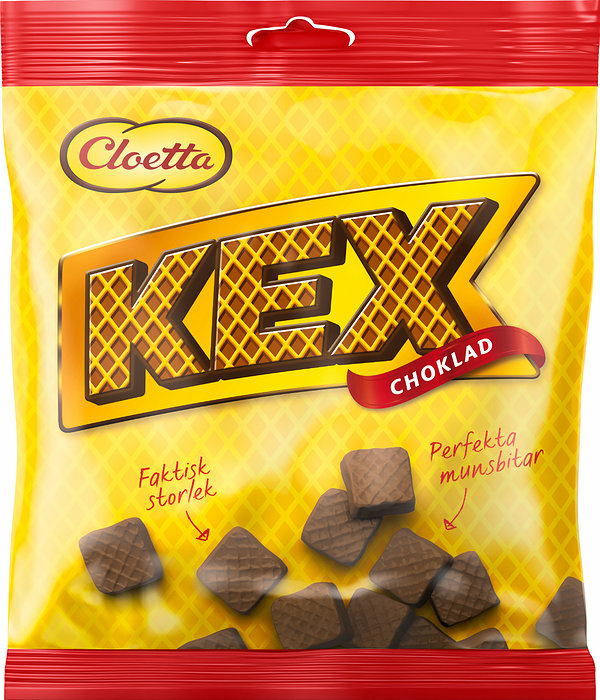 Kexchoklad Minirutor påse Cloetta - bild 1