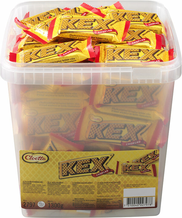Kexchoklad Minibit smågodis burk Cloetta - bild 1