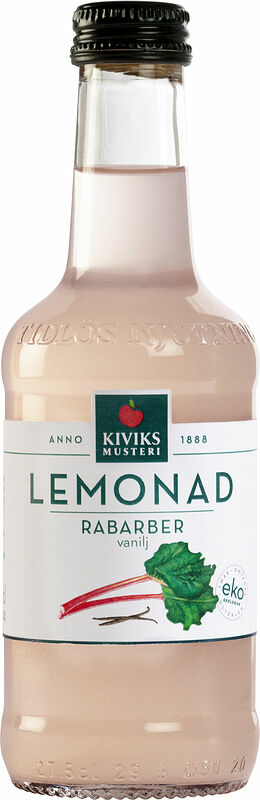 Lemonad Rabarber/Vanilj EKO Kiviks Musteri - bild 1