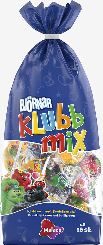 Klubbmix Björnar påse Cloetta - bild 1
