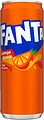 Fanta Orange med 5% juice burk Sleek can