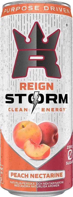 Reign Storm Peach Nectarine Zero Sugar - bild 1