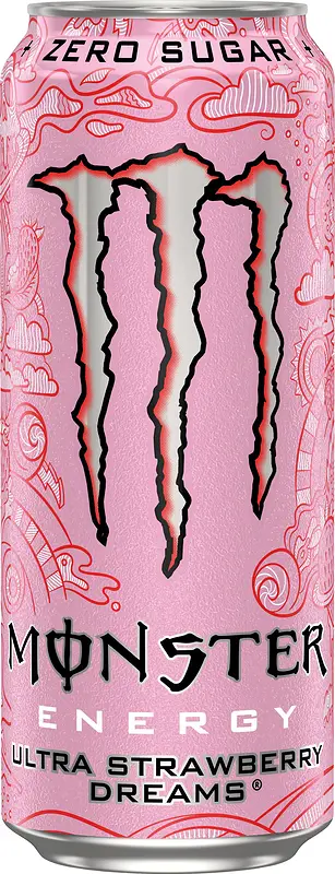 Monster Energy Ultra Strawberry Dream Zero Sugar - bild 1