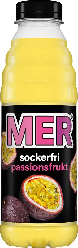 MER Passionsfrukt sockerfri 50 cl å-pet - bild 1