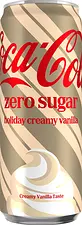 Coca-Cola Zero Sugar Holiday Creamy Vanilla burk Coca-Cola