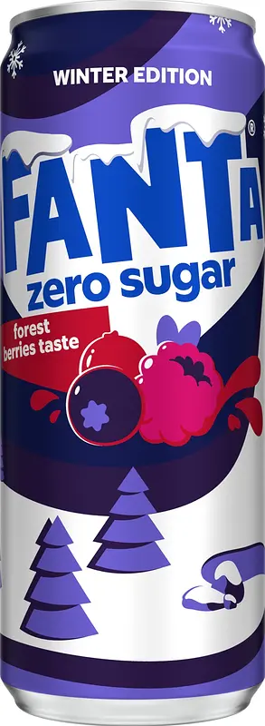 Fanta Zero Sugar Forest Berries burk - bild 1