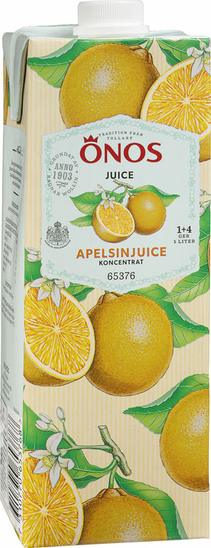 Apelsinjuice 1+4 koncentrat Önos - bild 1