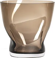 Squeeze Tulpanvas Smokey Brown 180 mm Orrefors