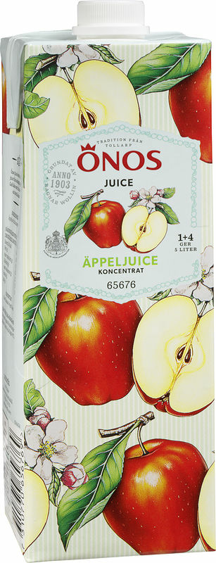 Äppeljuice 1+4 koncentat Önos - bild 1