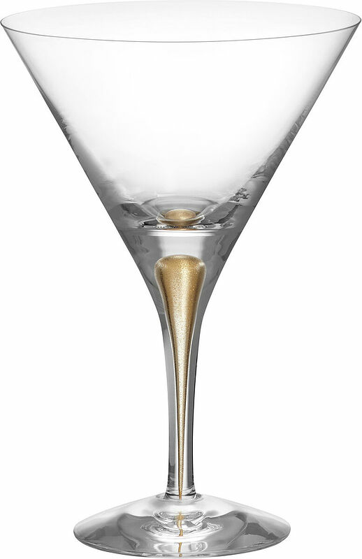 Intermezzo Guld Martiniglas 25 cl 2-p Orrefors - bild 1