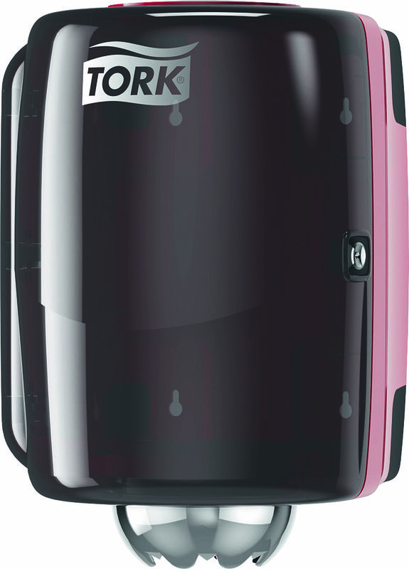 Tork Dispenser M2 röd svart Centrummatad - bild 1