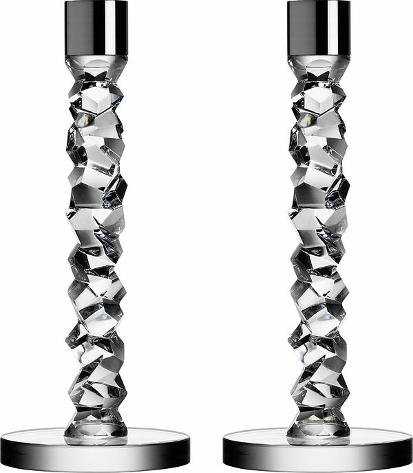 Carat Ljusstake Klar 2-p Orrefors - bild 1
