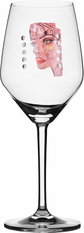 Rosé/Vitvinsglas 40 cl Moonlight Queen Pink Carolina Gynning - bild 1