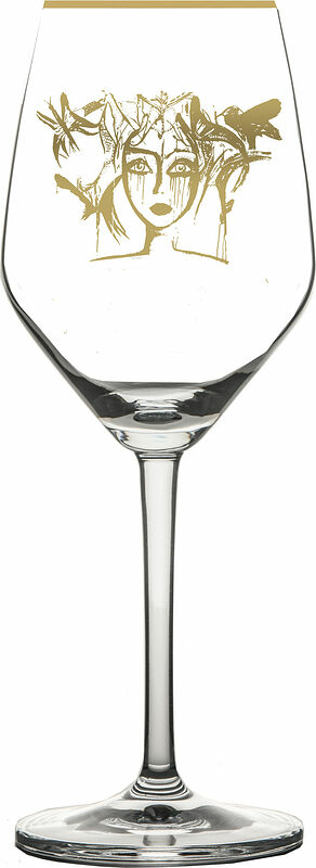 Rosé/Vitvinsglas 40 cl Slice of Life Gold Edition Carolina - bild 1