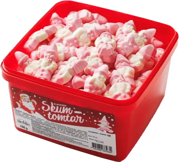 Skumtomtar röd burk 650 g Aroma - bild 1