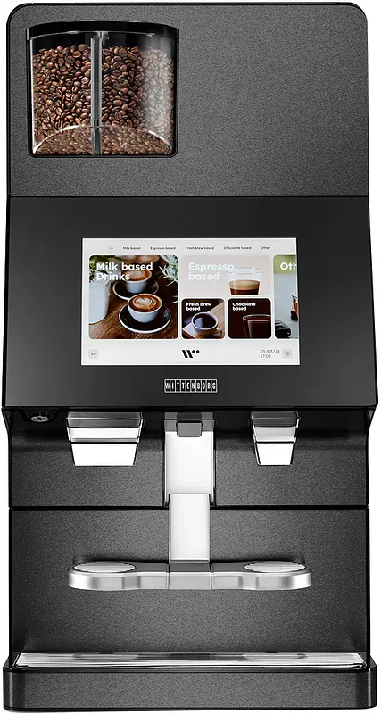 Wittenborg W100 B2C 2 kvarn Dark Hela Bönor Kaffeautomat - bild 1