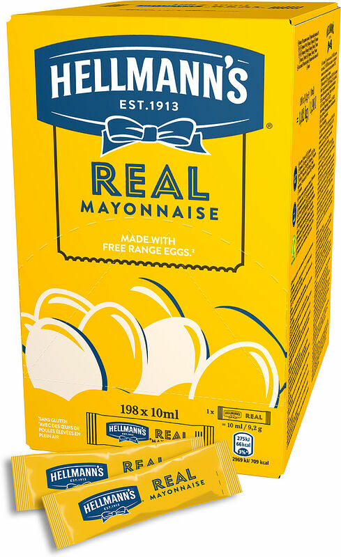 Majonnäs äkta 79% portion Hellmann´s - bild 1