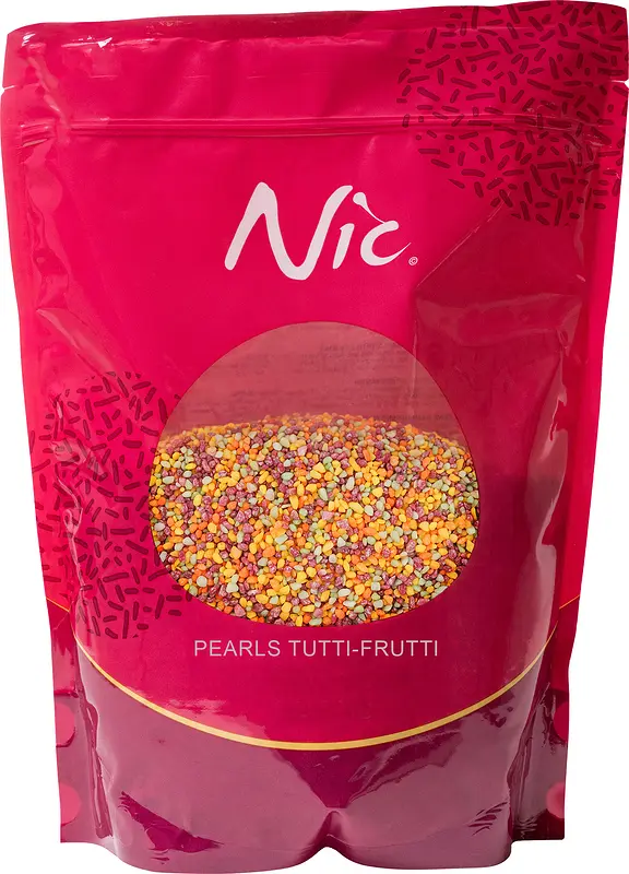 Topping Strössel Tutti-Frutti pärlor Nic - bild 1