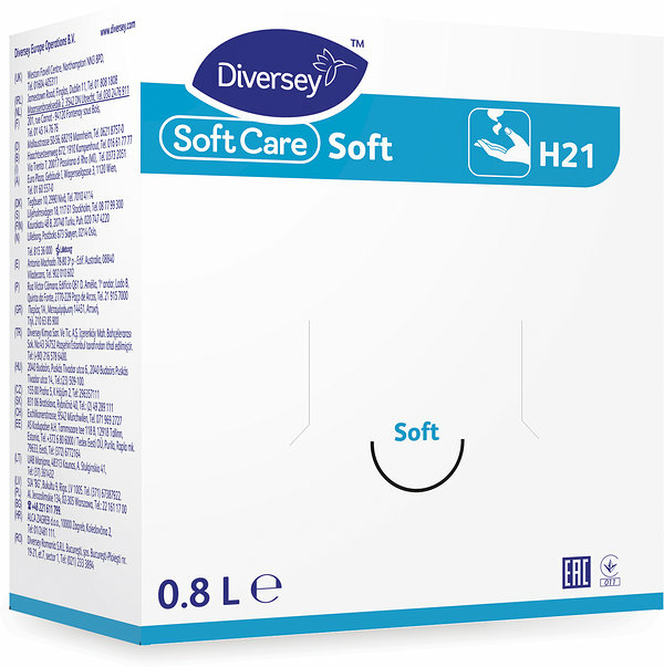 Tvål flytande Soft Care H21 refill Diversey - bild 1