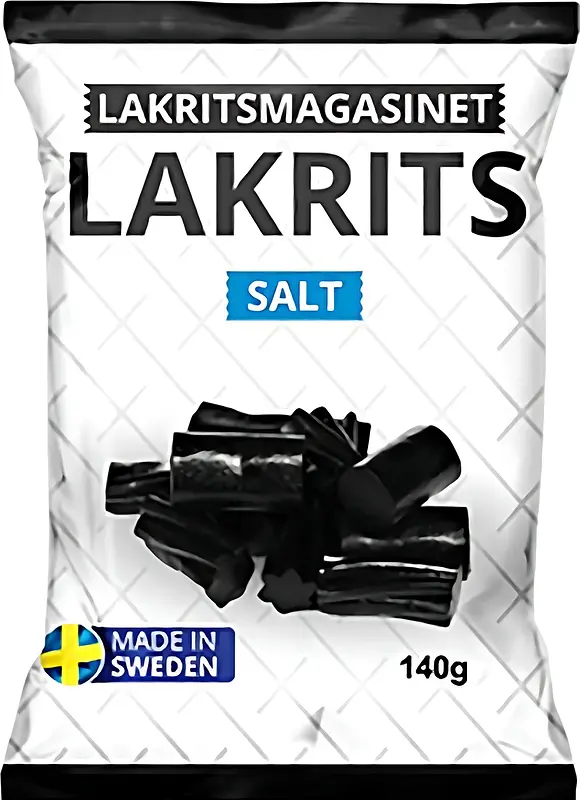Lakrits Salt påse Lakritsmagasinet - bild 1