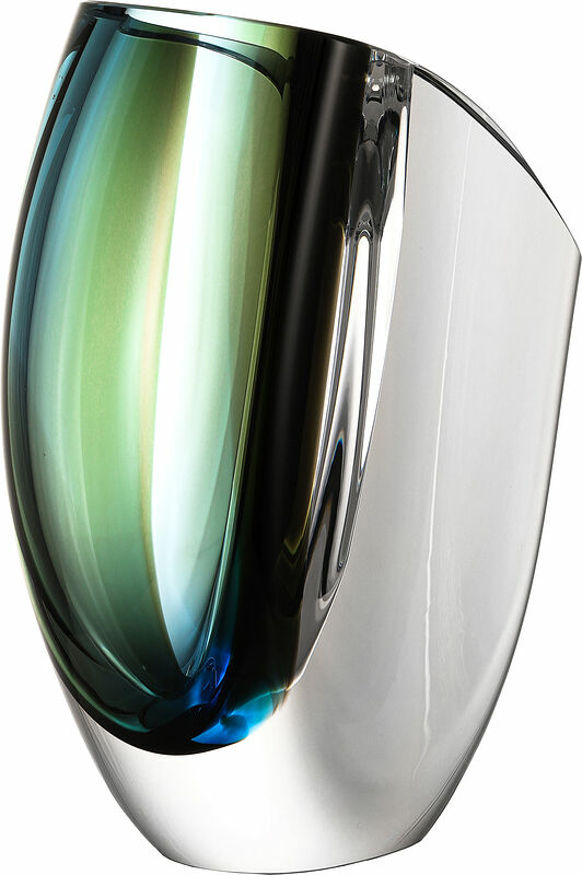 Mirage Vas Blå/Brun 210 mm Kosta Boda - bild 1