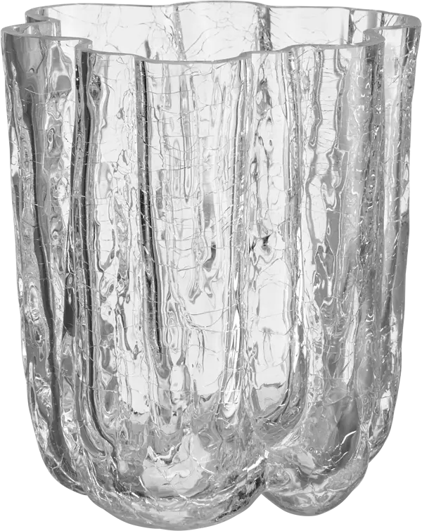 Crackle Vas Klar 125 mm Kosta Boda - bild 1