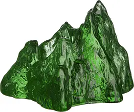The Rock ljuslykta Emerald Green 91 mm Kosta Boda