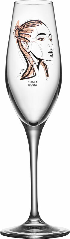 All About You Forever Yours Flute 23 cl 2-p Kosta Boda - bild 1