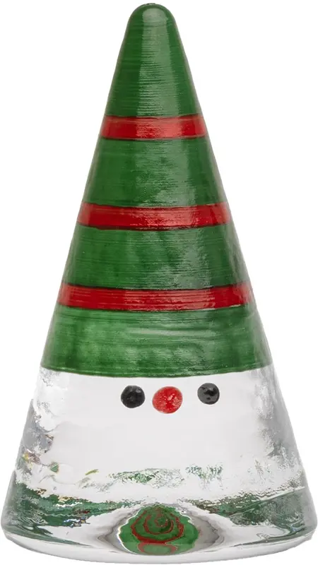 Noel Tomte grön 115 mm Kosta Boda - bild 1