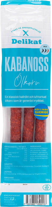 Ölkorv Kabanoss 3-p Delikat - bild 1
