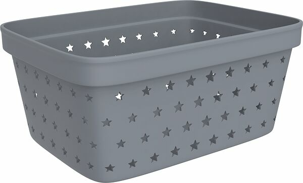 Förvaringskorg Star Basket 1 L Antracitgrå Nordiska Plast - bild 1