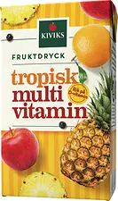 Fruktdryck Tropisk Multivitamin med sugrör Kiviks