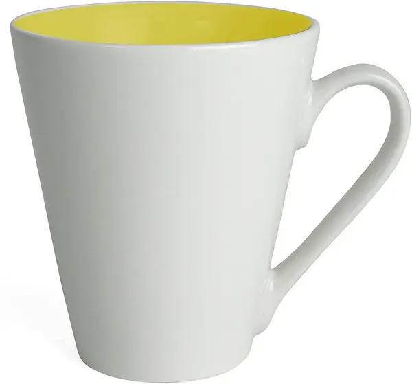 Mugg Attila 20 cl vit/gul Xantia - bild 1