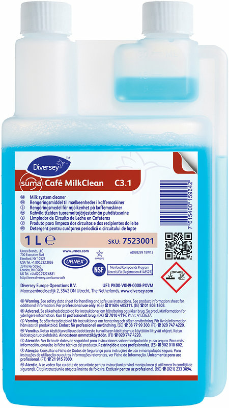 Suma Café MilkClean C3.1 flytande Diversey - bild 1