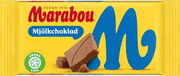 Mjölkchoklad mini 24 g Marabou - bild 1