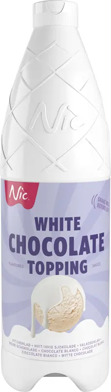 Topping Choklad Vit Nic - bild 1