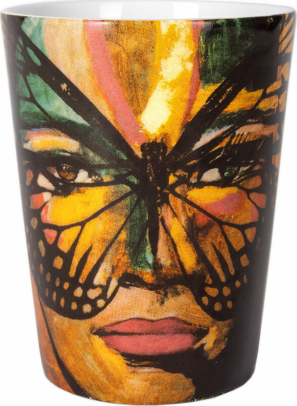 Mugg 35 cl Golden Butterfly Carolina Gynning - bild 1