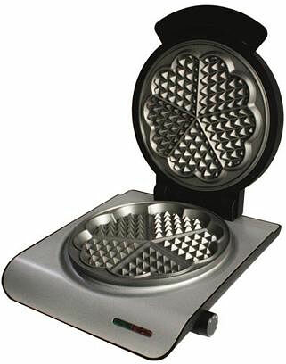 Våffeljärn enkel silver 907.6 1000W Åviken - bild 1