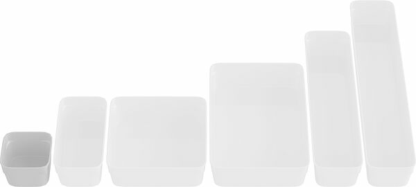 Småförvaring Flexible 74x74 mm Grå Nordiska Plast - bild 1