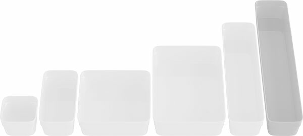Småförvaring Flexible 74x370 mm Vit Nordiska Plast - bild 1