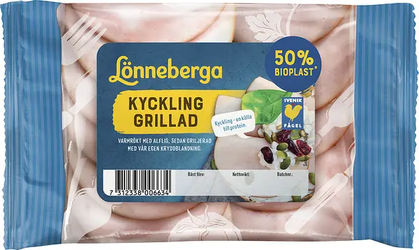 Kyckling grillad skivad Lönneberga - bild 1