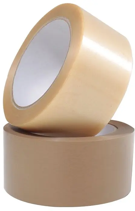 Packtejp Transparent 50 mm Linjepräglad PVC - bild 1