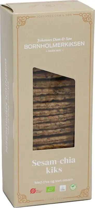Bornholmskex Rugkiks Sesam/Chia EKO Bornholmerkiksen - bild 1